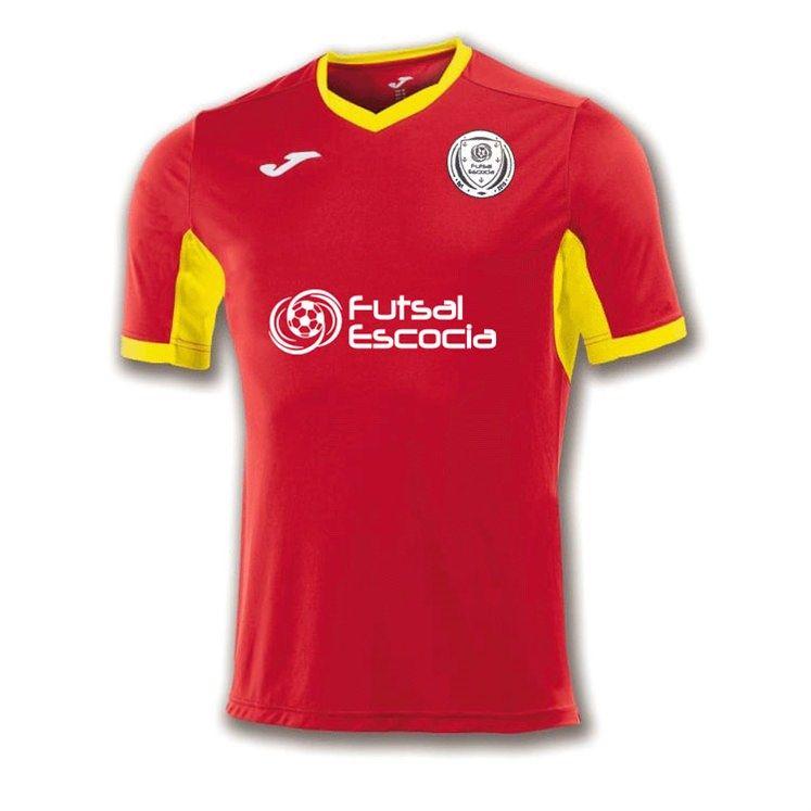 Red and Yellow Soccer Logo - Futsal Escocia Glasgow Yellow Jersey