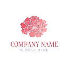 Companies with Red and Green Flower Logo - Green Calyx and Pink Lotus logo design. Flower Logo. Flower logo