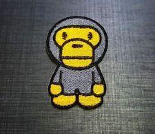 Baby Monkey Bathing Ape Logo - Bathing Ape Baby Milo Bape Embroidered Patch Iron Sew Logo Emblem ...