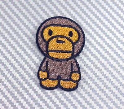 Baby Monkey Bathing Ape Logo - IRON PATCH LOGO embroidered sew BADGE CUSTOM Bathing Ape Baby Milo
