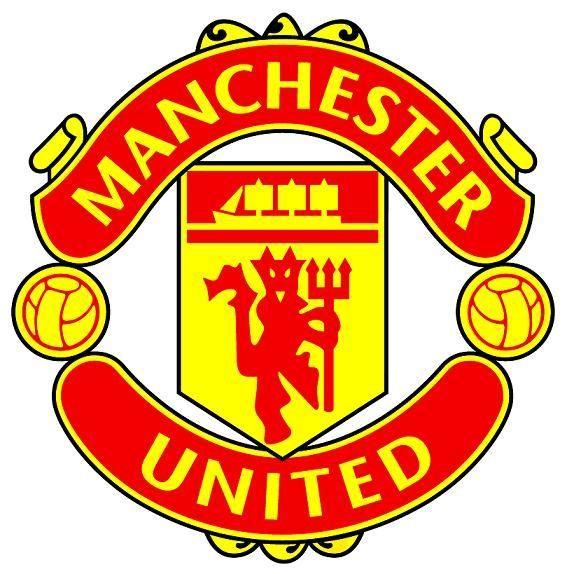 Red and Yellow Soccer Logo - Manchester United Football Club. Soccer. Manchester United