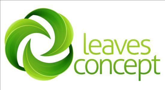 Green Leaves Logo - Green leaves logo vector 02 free download