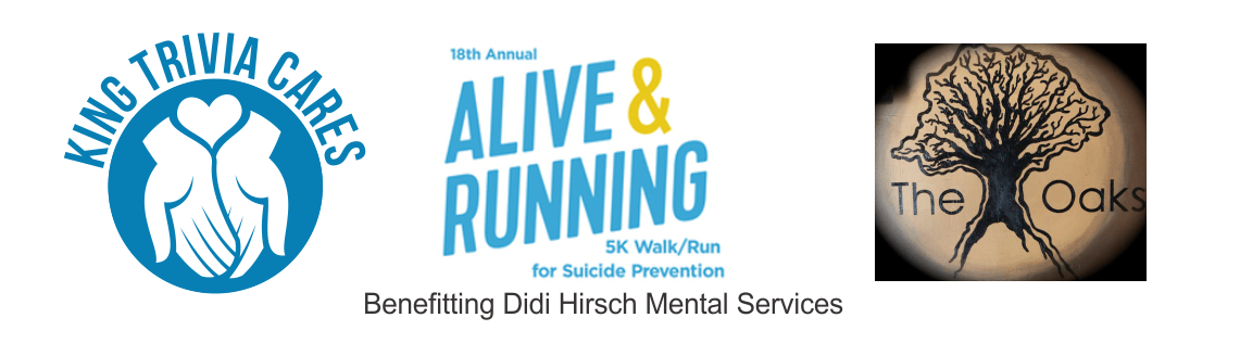 Didi Hirsch Logo - King Trivia Cares: Alive & Running, benefitting Didi Hirsch Mental ...