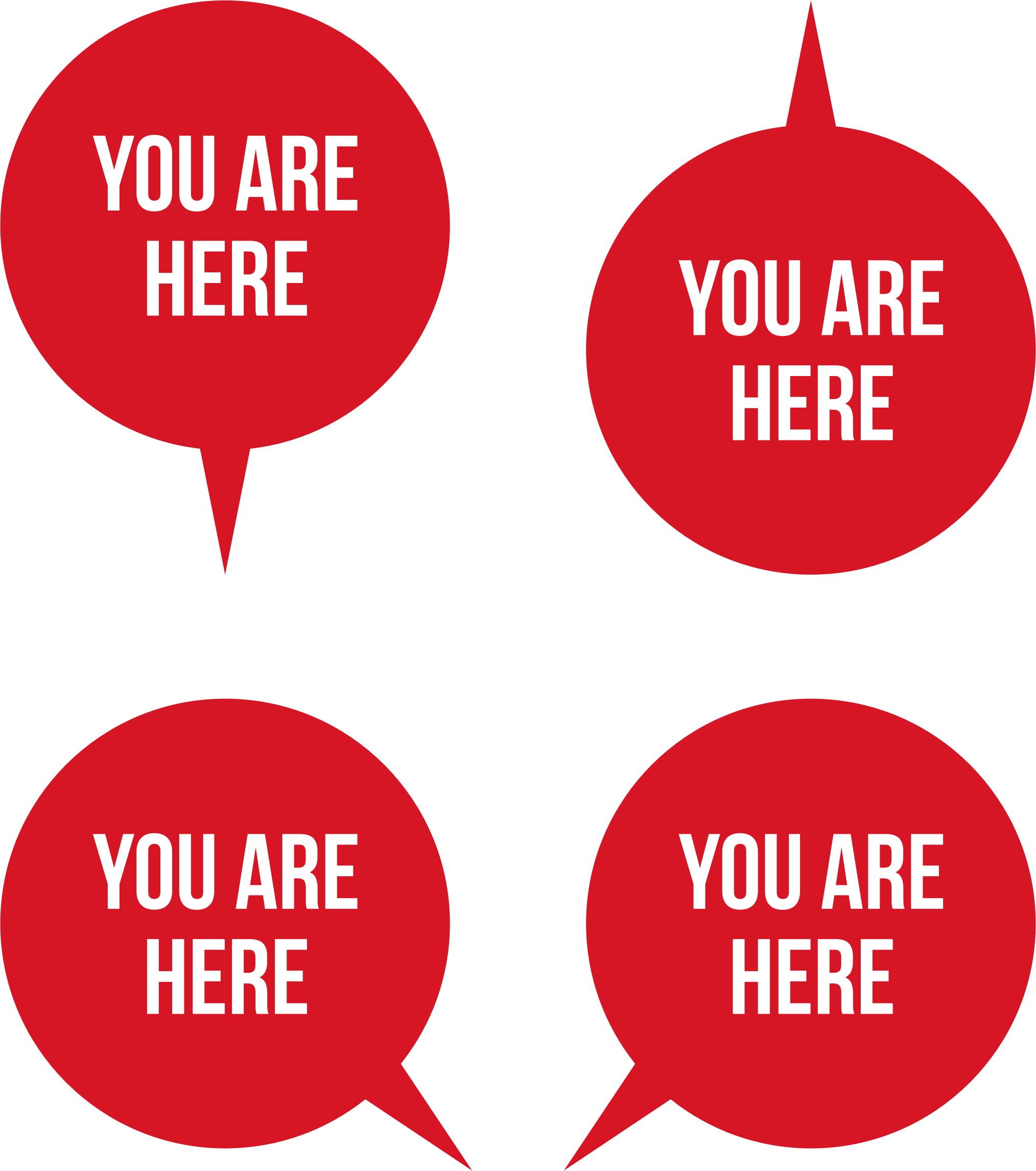 You Are Here Logo - Clipart - 