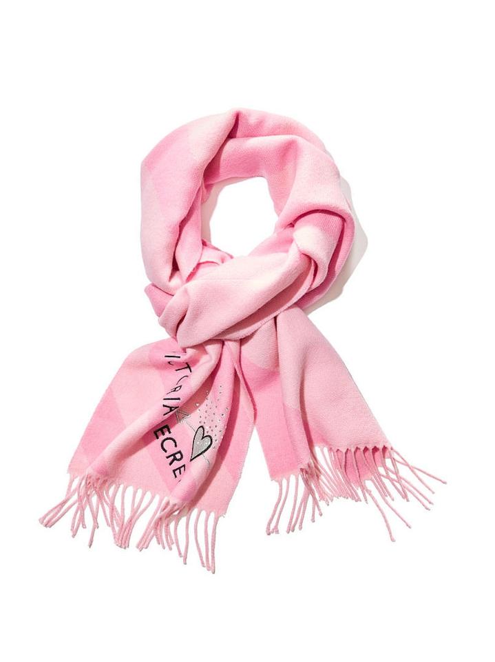 Victoria's Secret Pink Heart Logo - Victoria's Secret Pink New Angel Stripe Sparkly Heart Logo Soft ...