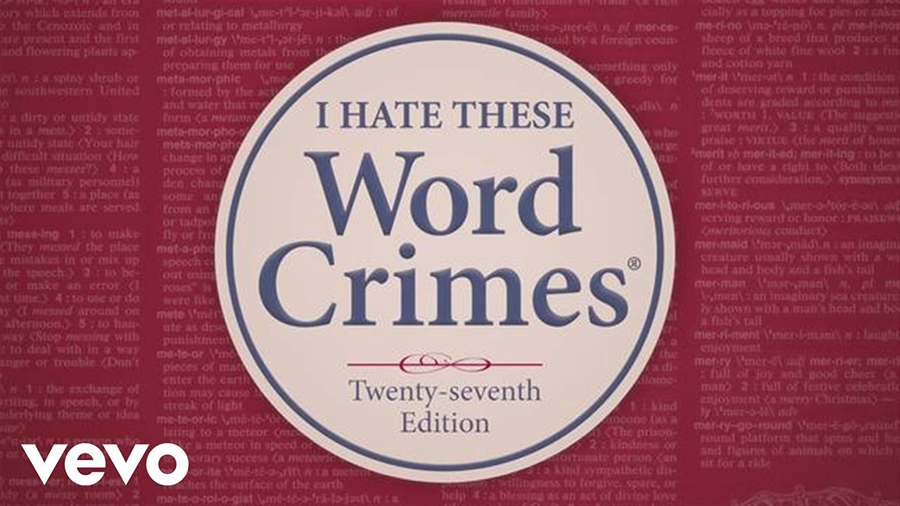 Weird Al Logo - Weird Al Yankovic: Word Crimes (2014)