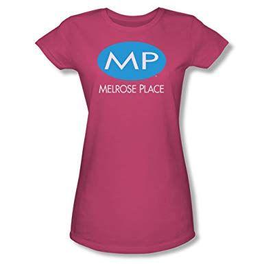 Place Clothing Logo - Melrose Place Place Logo Hot Pink S S T Shirt