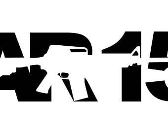 AR-15 Logo - Ar15 gun decal | Etsy
