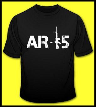 AR-15 Logo - AR-15 GUN T-SHIRTS FOR THE GUN ENTHUSIAST - AR-15 SHIRTS
