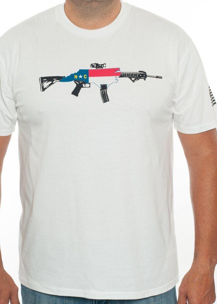 AR-15 Logo - NC AR-15 Rifle Tee (Front Logo Promotional Shirt) – Fish & Clips