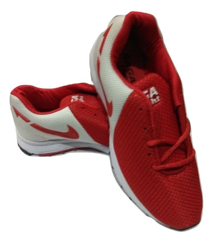 Red and White Sports Logo - RetailWorld Red/White Sports Running Shoes with Branded Logo Red ...