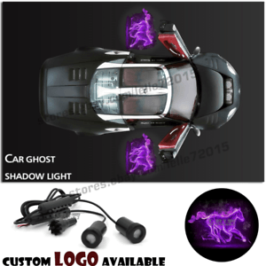 Ghost Horse Logo - Car Door Welcome Purple Horse Logo Projector Ghost Shadow Light