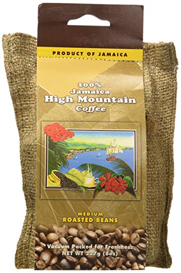 High Mountain Coffee Logo - Amazon.com : Island Blue 100% Jamaica High Mountain Coffee Beans, 8