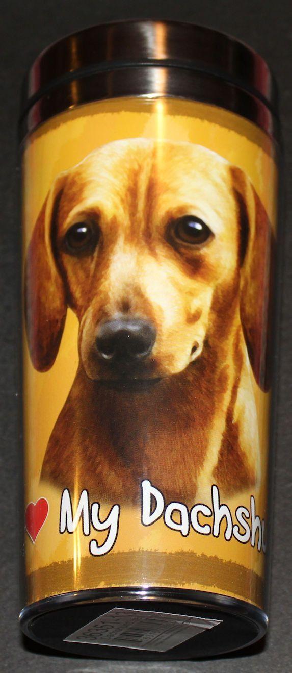 Steel Red Dog Logo - Dachshund Red Stainless Steel Travel Tumbler | Dachshunds, Dog ...