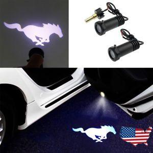 Ghost Horse Logo - pcs Car Door Ghost LED Horse Logo Welcome Projector Light For Ford