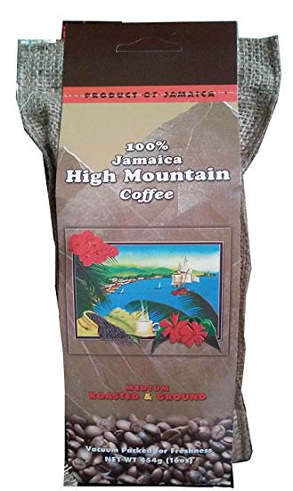 High Mountain Coffee Logo - Amazon.com : Jamaica High Mountain Coffee Roast and Ground 16oz