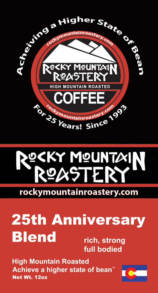 High Mountain Coffee Logo - 25th Anniversary Blend