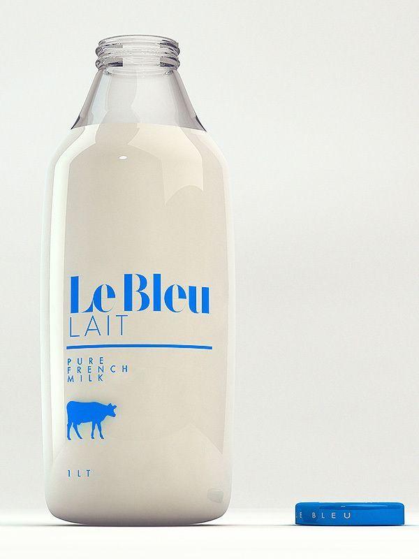 French Dairy Products Logo - Le Bleu Lait is a small company from Mirepoix, France. Le Bleu's ...