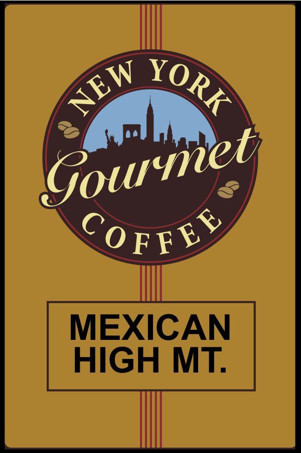 High Mountain Coffee Logo - Mexican High Mountain Coffee. New York Gourmet Coffee