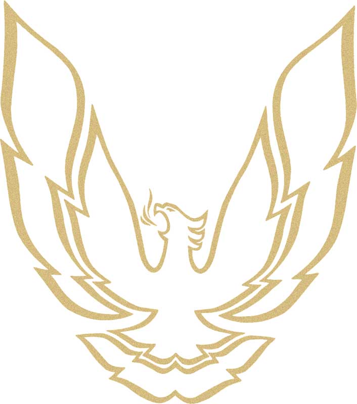 Trans AM Bird Logo - Pontiac Firebird Parts 87 Trans AM Charcoal Hood