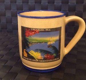 High Mountain Coffee Logo - Treasure Isle - JAMAICAN HIGH MOUNTAIN COFFEE Wassi Art Pottery Mug ...