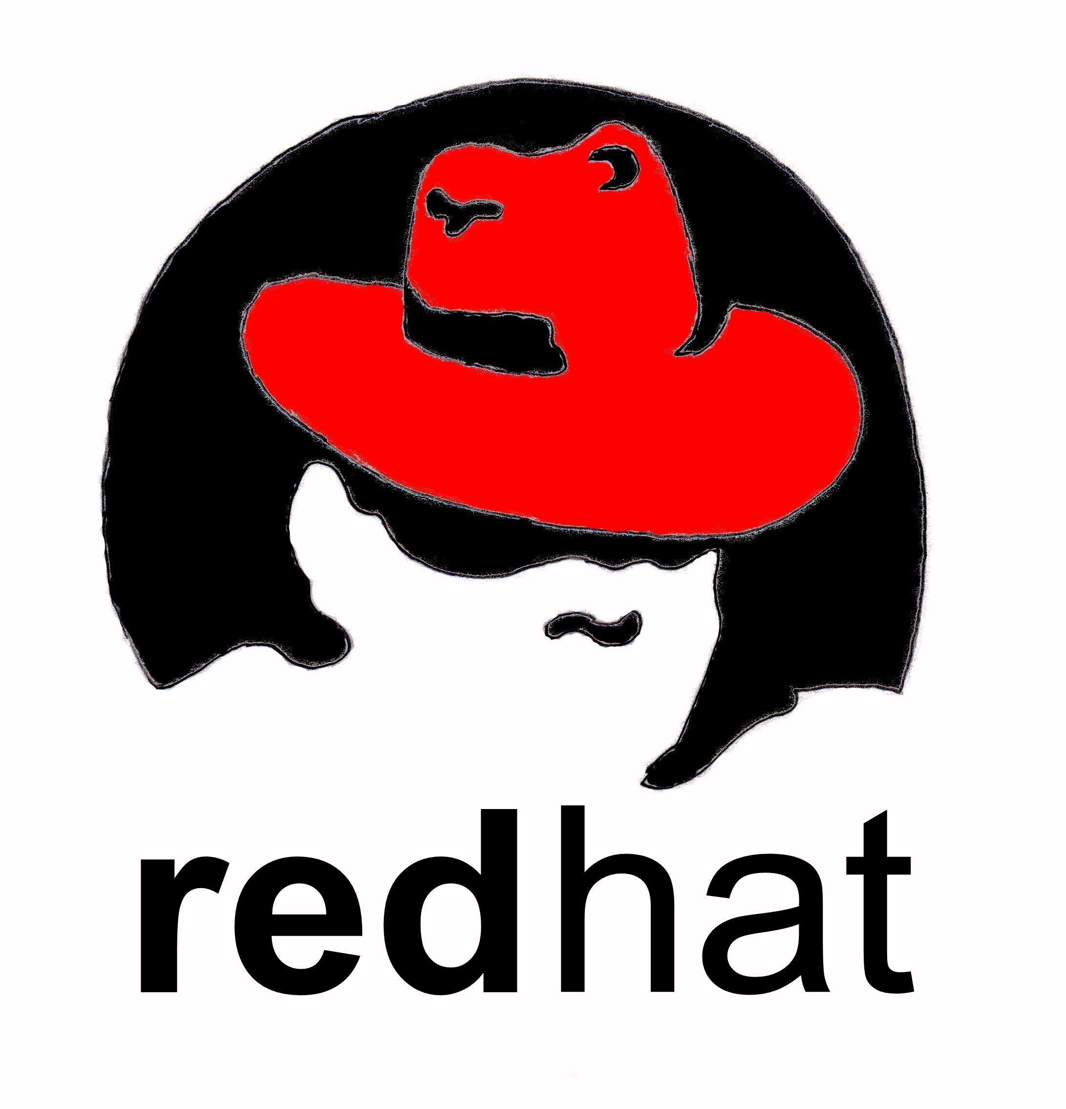Red Linux Logo - Linux red hat Logos