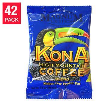 High Mountain Coffee Logo - Magnum Coffee Exotics Kona High Mountain Coffee, 1.5 Oz, 42 Count