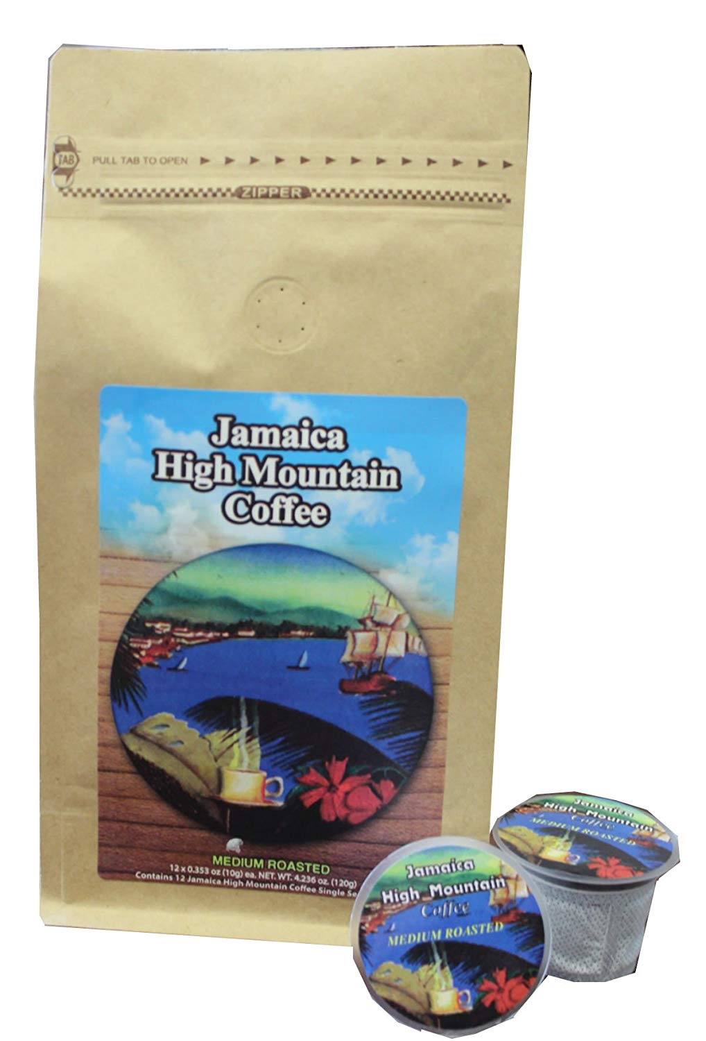 High Mountain Coffee Logo - Jamaica High Mountain Premium Coffee Single Serve Island Cups