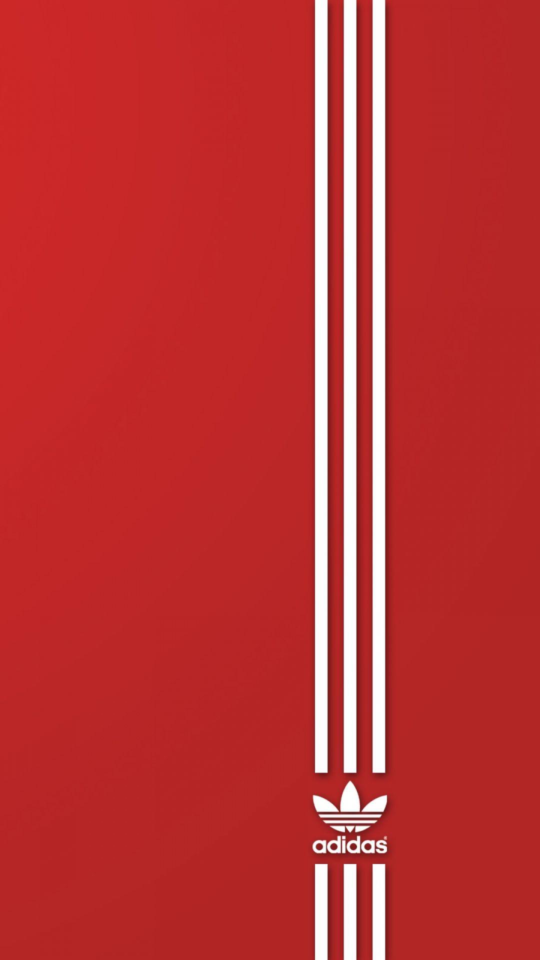 Red and White Sports Logo - Download Adidas Red and White Color Logo Symbol Wallpaper ...