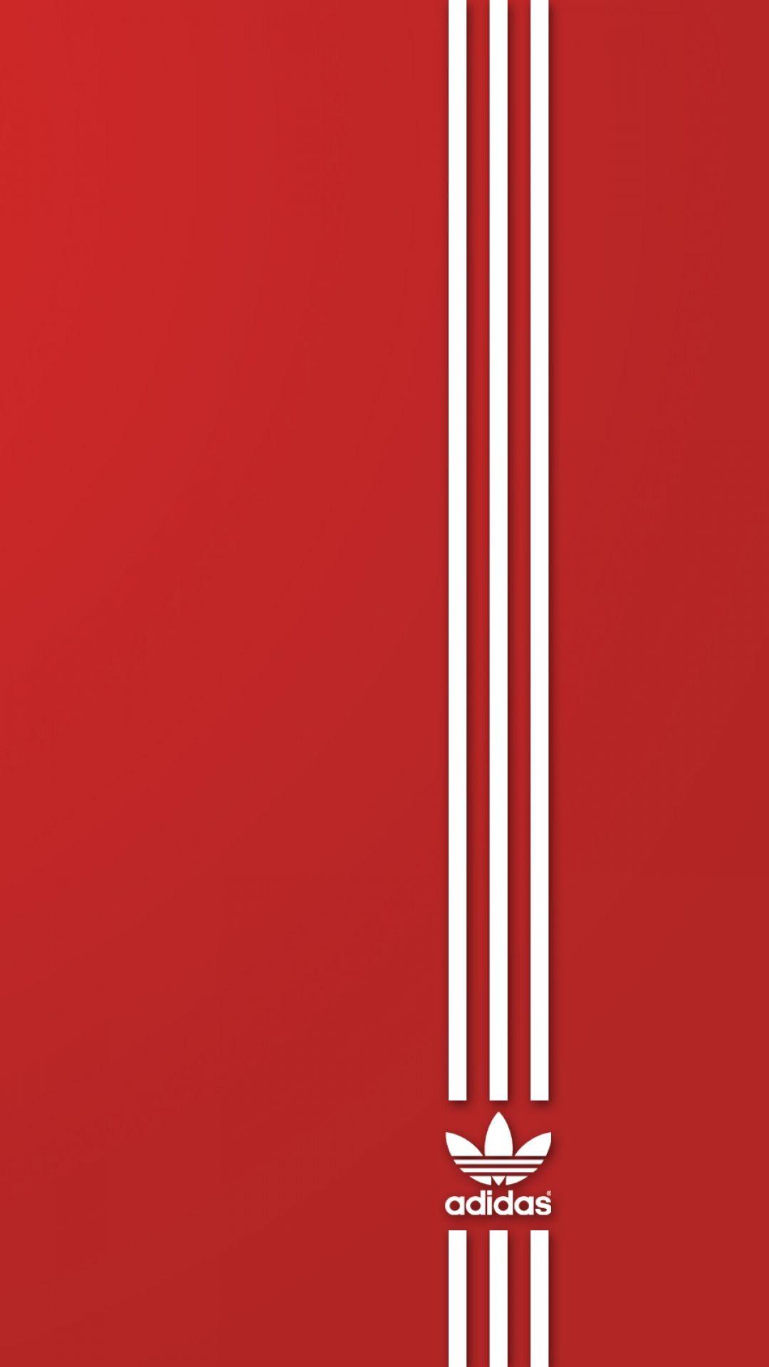 Red and White Sports Logo - Download Adidas Red and White Color Logo Symbol Wallpaper