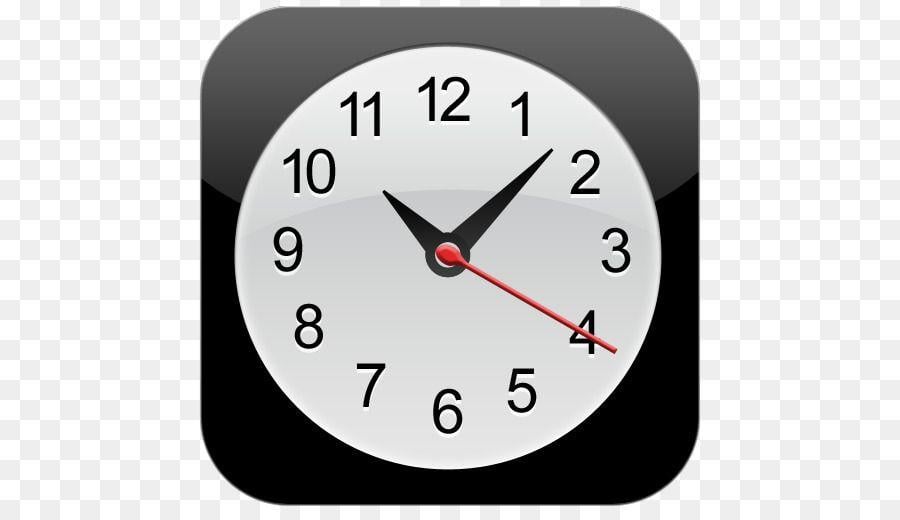 iPhone Clock Logo - Alarm Clocks Mobile app Product design Logo - battery operated wall ...