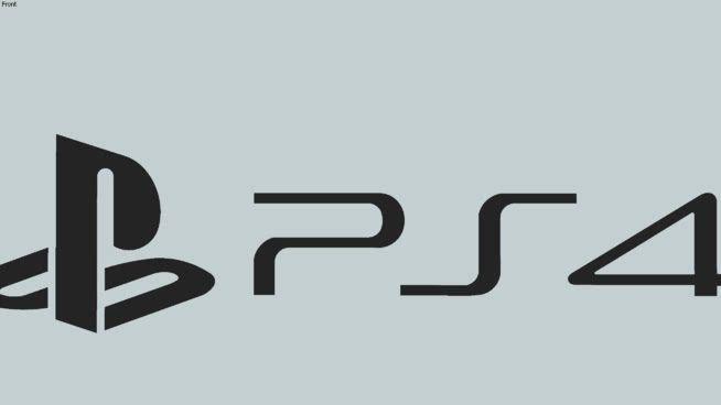 PS4 Logo - PS4 logo | 3D Warehouse