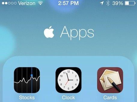 iPhone Clock App Logo - iOS 7 Clock app icon shows the current time. to the second