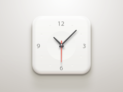 iPhone Clock App Logo - Clock iOS Icon by Paco | Dribbble | Dribbble
