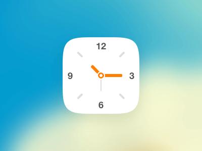 iPhone Clock App Logo - iOS clock icon by Nick van der Wildt | Dribbble | Dribbble