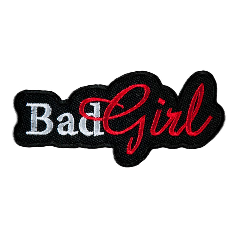 Bad Girls Logo - Bad Girl Cut Out Embroidered Patch | Ladies Sayings Patches