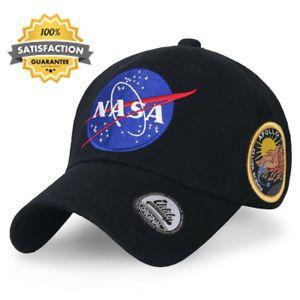 NASA Baseball Logo - NASA Meatball Logo Embroidery Baseball Cap Apollo 13 Patch Trucker