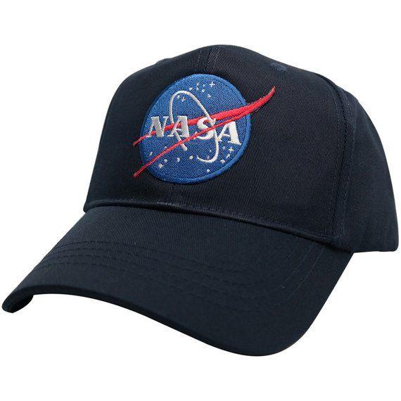 NASA Baseball Logo - Youth NASA Insignia Logo Embroidered Patch Baseball Cap - 4 Colors ...