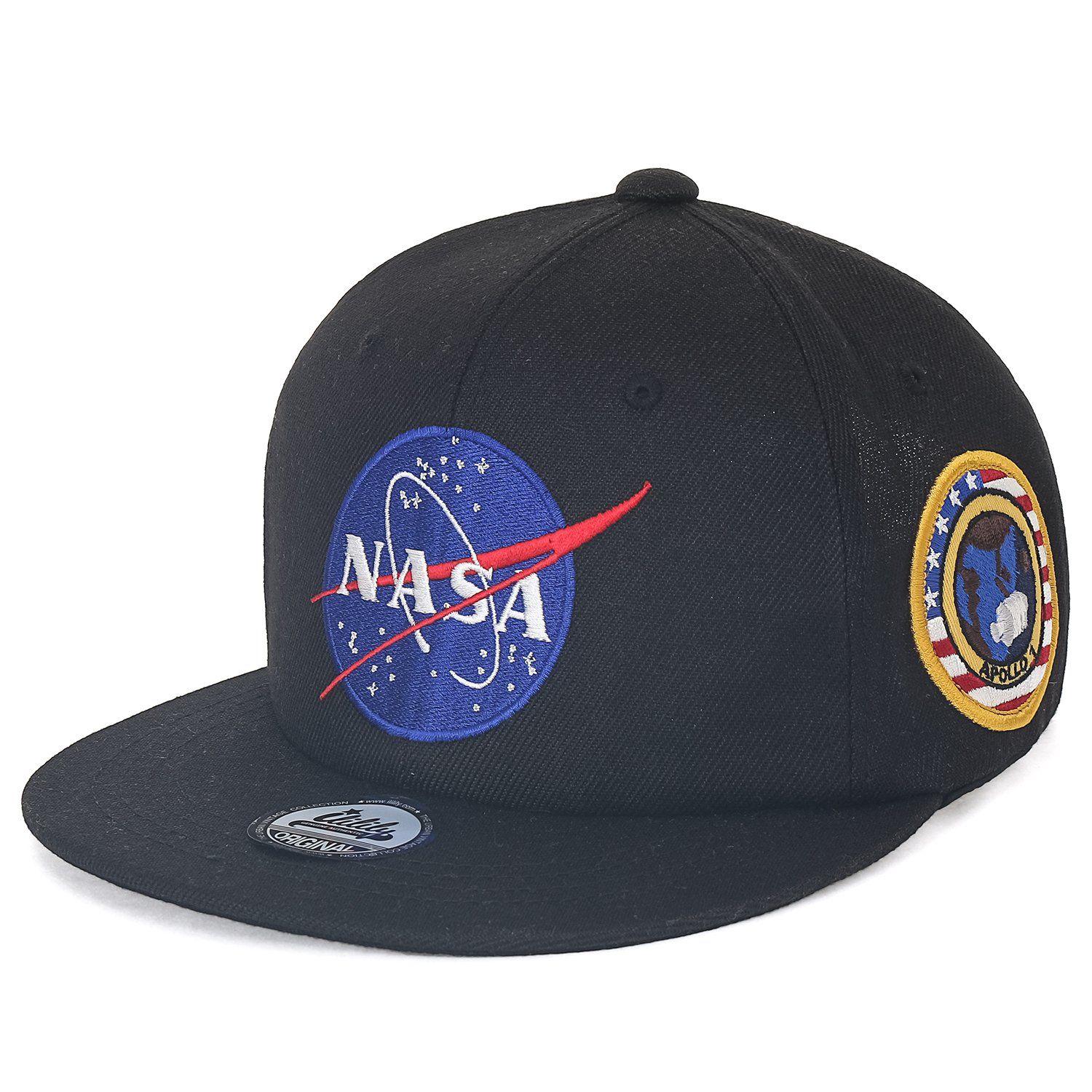 NASA Baseball Logo - ililily NASA Meatball Logo Embroidery Baseball Cap Apollo 1 Patch