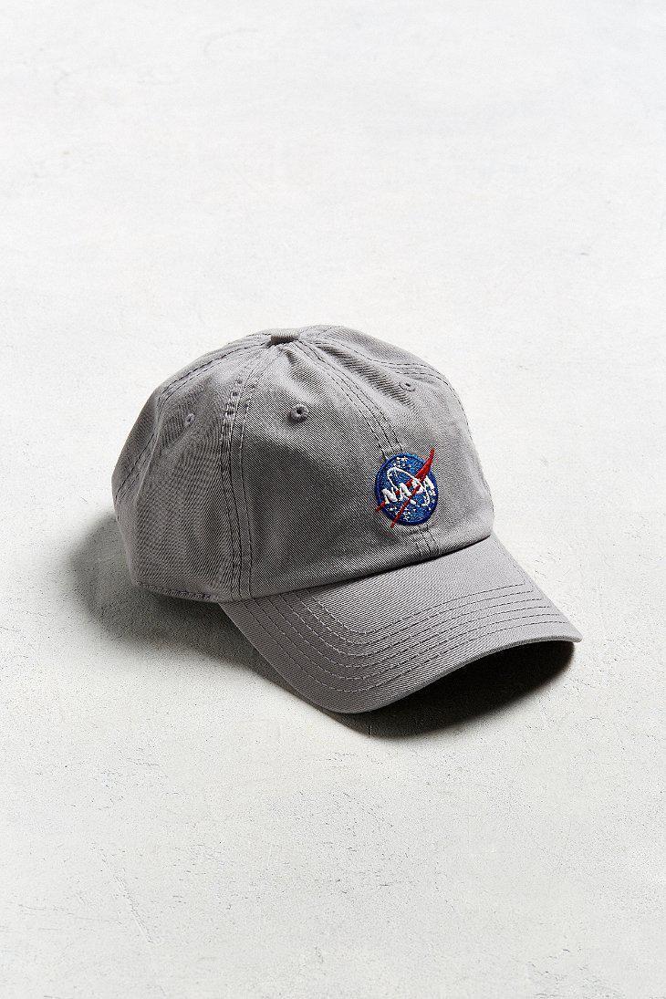 NASA Baseball Logo - Lyst - Urban Outfitters Nasa Logo Baseball Hat in Gray for Men