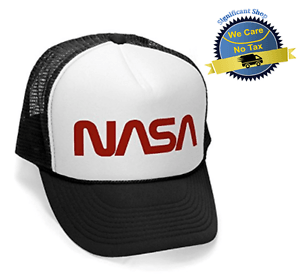 NASA Baseball Logo - NASA Logo Embroidered Baseball Cap Snapback Patched Mesh Back