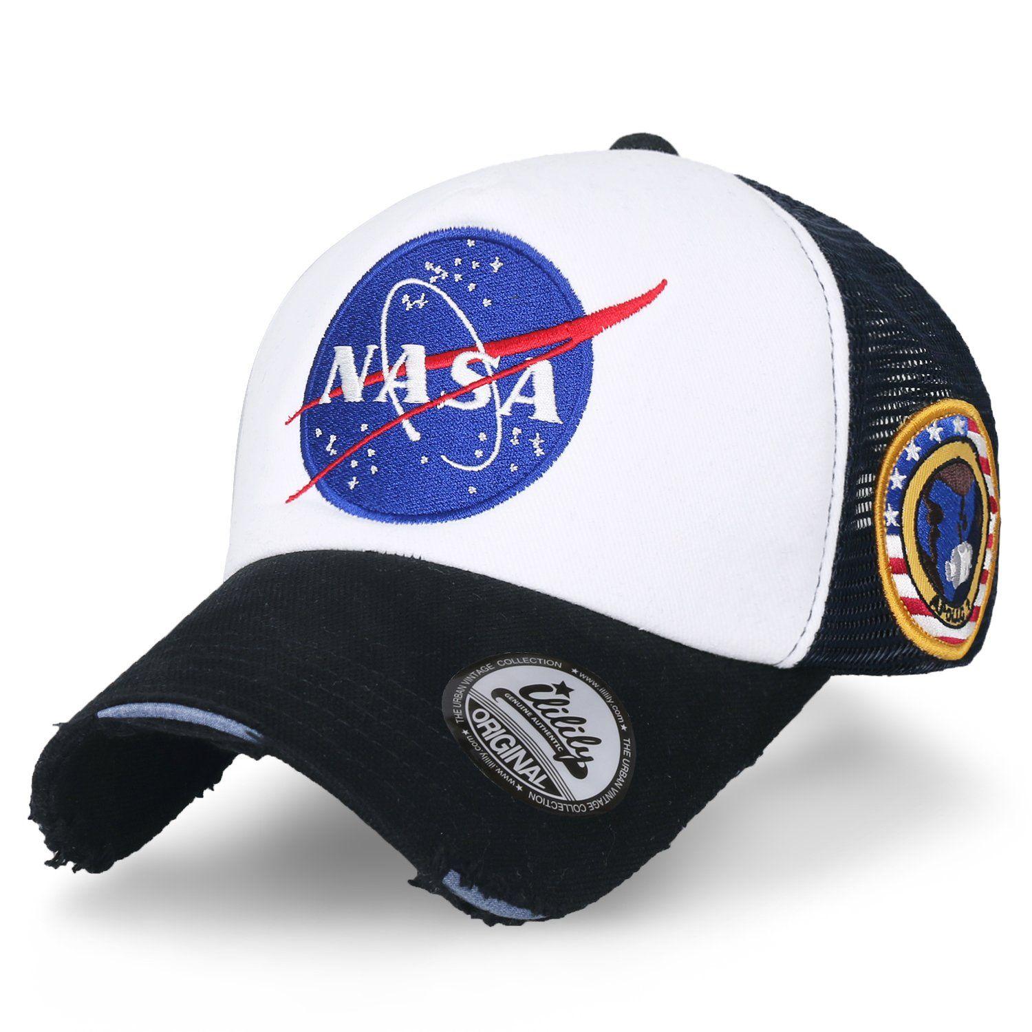 NASA Baseball Logo - ililily NASA Meatball Logo Embroidery Baseball Cap Apollo 1 Patch ...