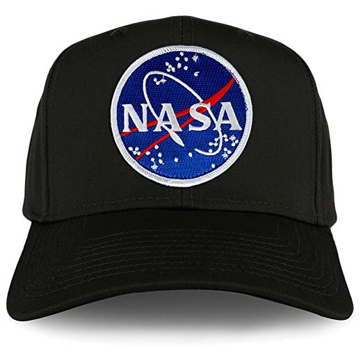 NASA Baseball Logo - Armycrew XXL Oversize NASA Meatball Logo Iron On Patch Solid ...