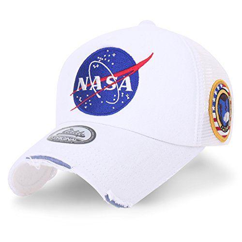 NASA Baseball Logo - ililily NASA Meatball Logo Embroidery Baseball Cap Apollo 1 Patch ...