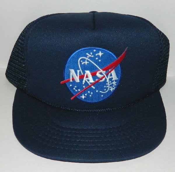 NASA Baseball Logo - NASA Space Agency Logo Embroidered Patch Baseball Hat | Starbase Atlanta