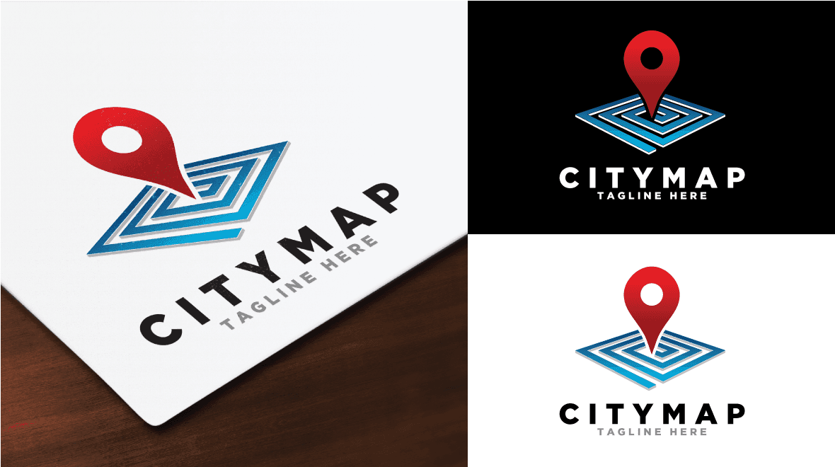 Map Logo - City Logo & Graphics