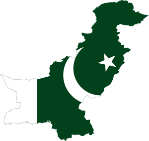 Map Logo - Flag map of Pakistan Logo Vector (.EPS) Free Download