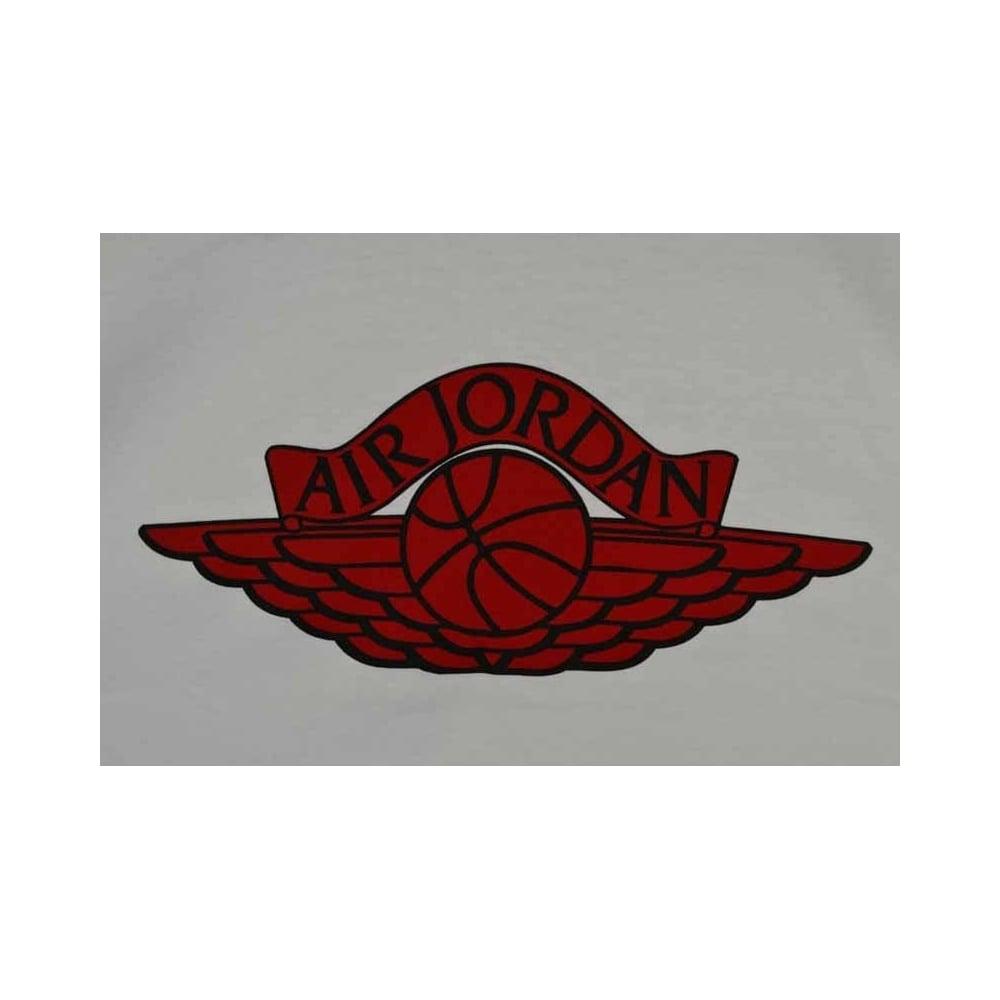 White Picture of Red Wing Logo - Jordan Wings Logo Tee White | Natterjacks