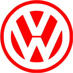 Red Volkswagen Logo - Red volkswagen icon red car logo icons