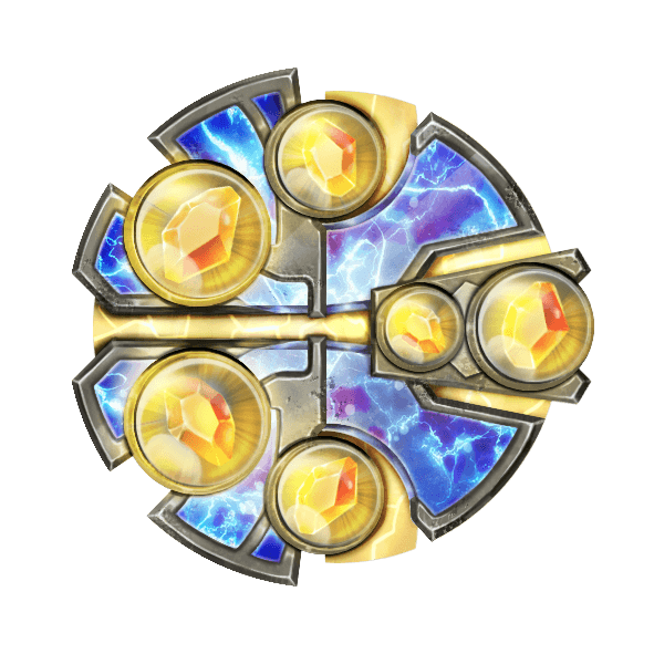 Yellow Blue Red Circle Logo - 3 x Key Tokens (Yellow, Blue, Red)